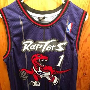 Vintage Tracy McGrady NBA jersey Toronto Raptors